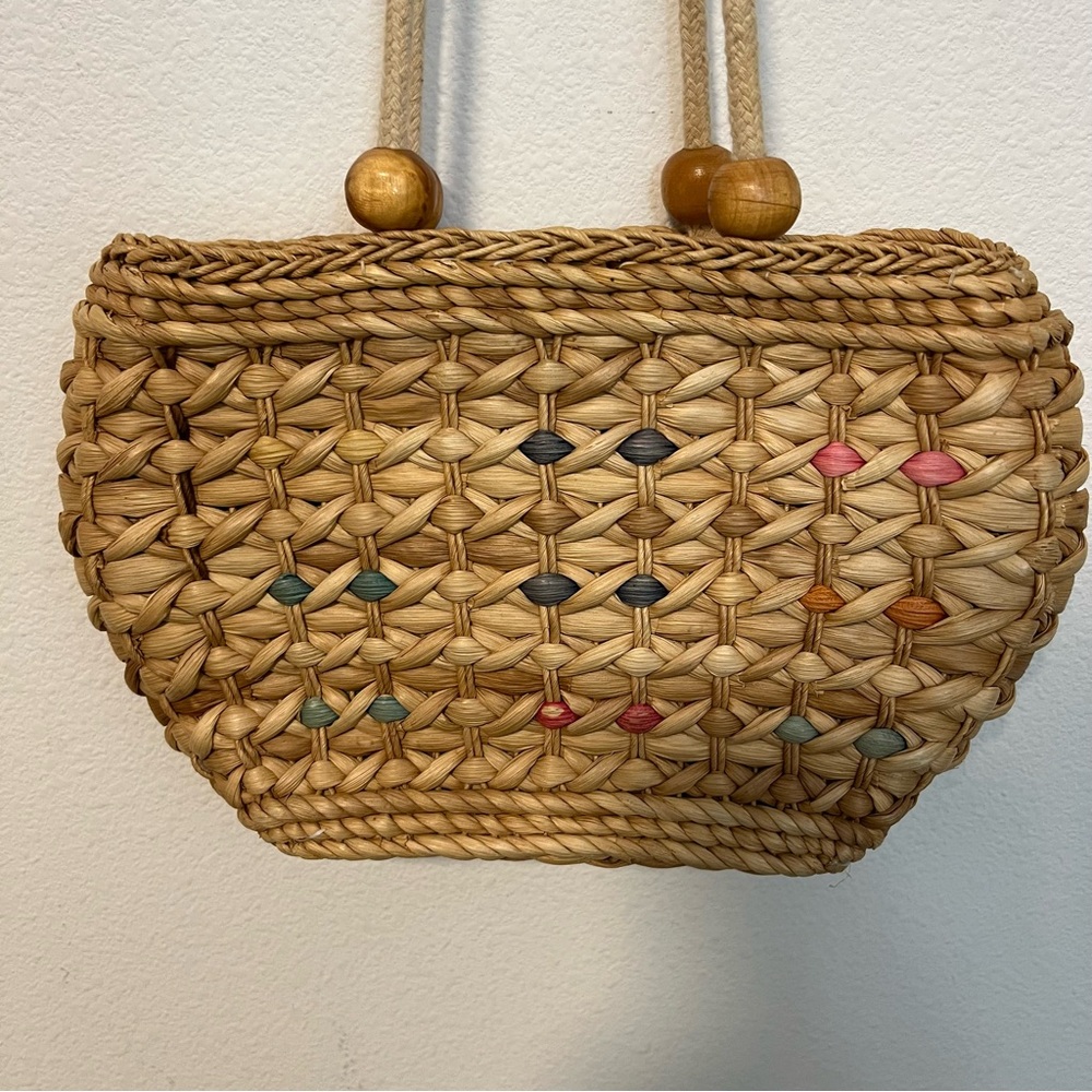Unbranded Raffia Over the Shoulder Boho Bag Purse